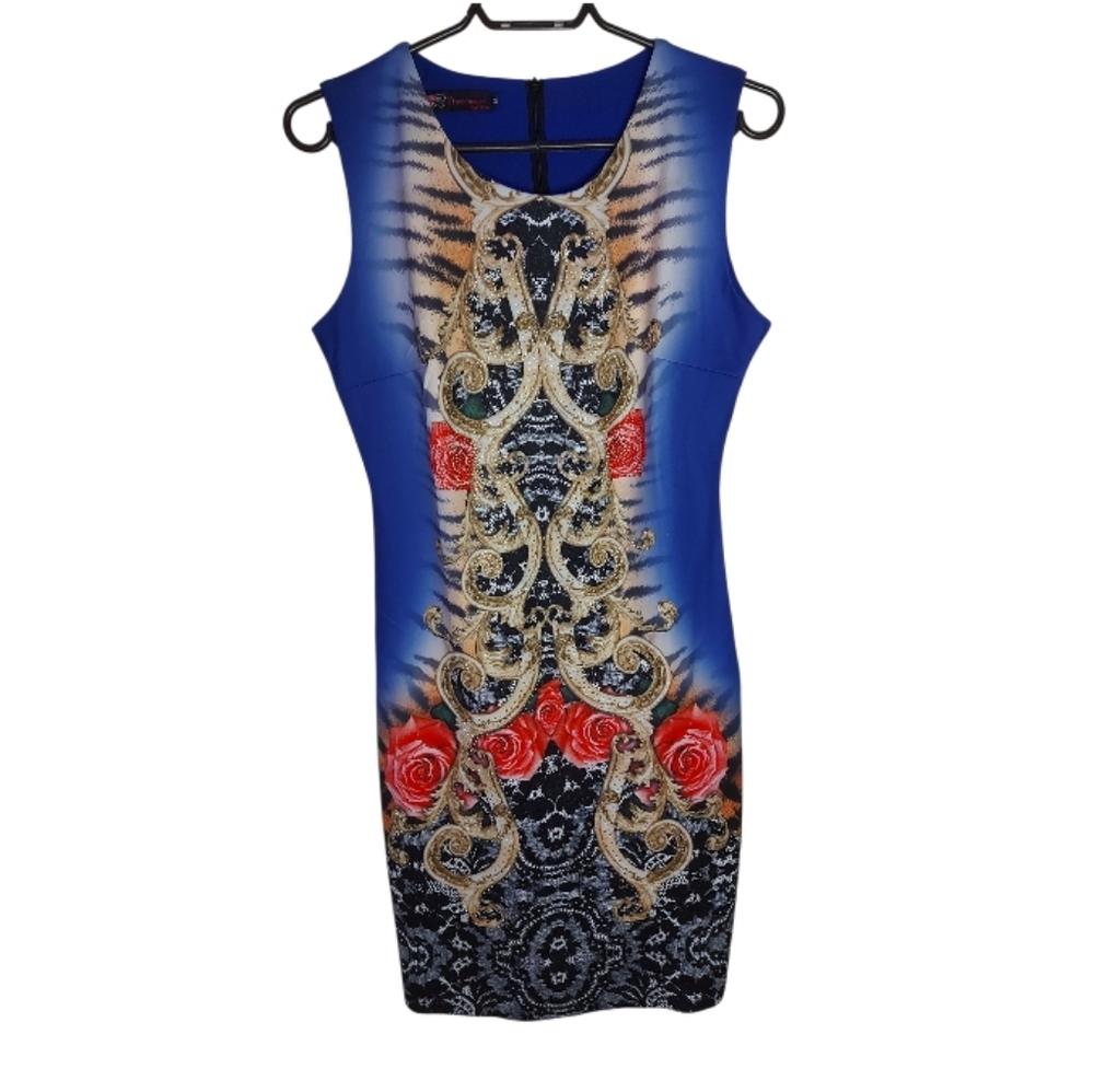 3R Streetwear Rhinestone Embellished Dress